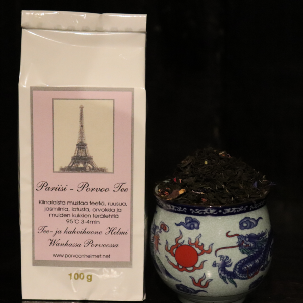Kukkainen musta tee, Pariisi-Porvoo